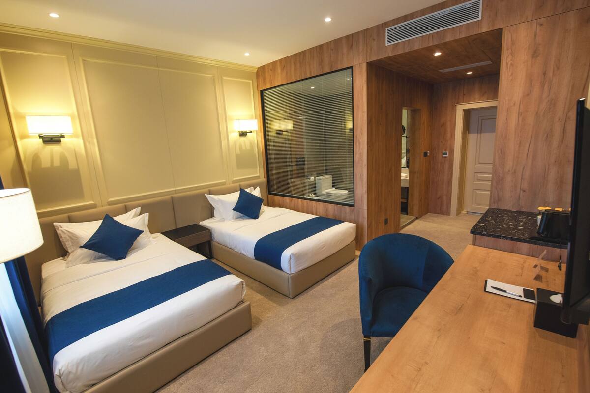 Superior Room, Multiple Beds | Egyptian cotton sheets, premium bedding, down duvets, memory-foam beds