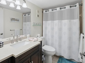 Hair dryer, towels - Beachfront 2BR, 2BA condo with pool, wifi, and heated pool access. (Marco Island)