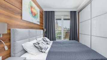 1 chambre, fer et planche Ă repasser, Wi-Fi, draps fournis