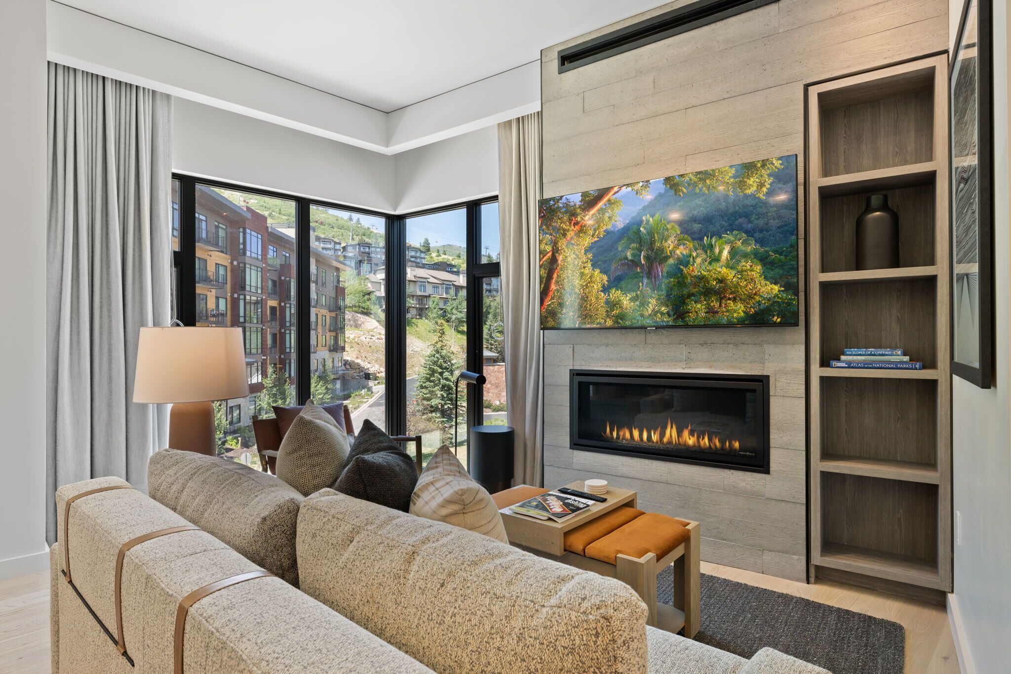 Televisor i llar de foc 