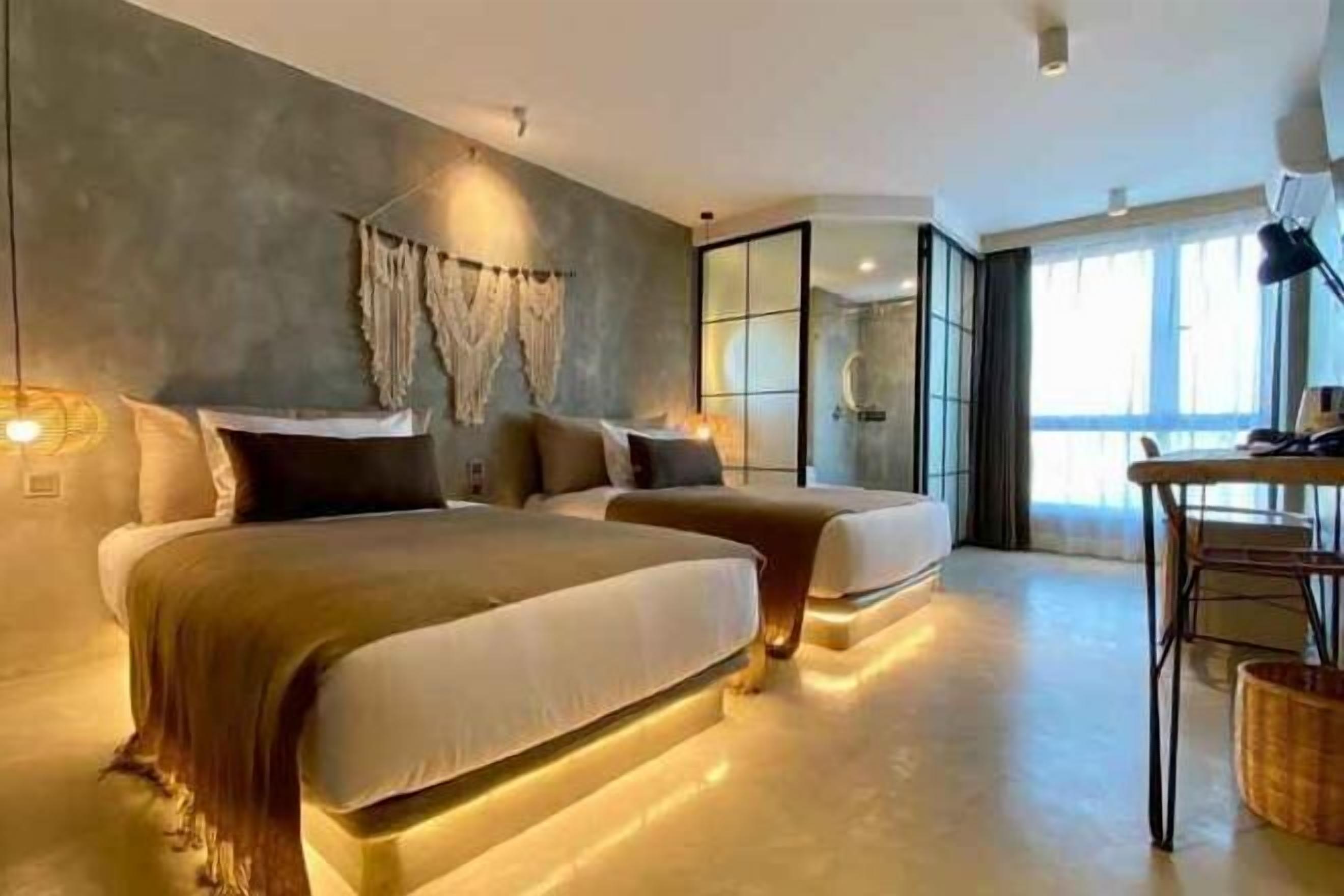 Free minibar items, desk, blackout drapes, free WiFi