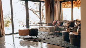 Télévision, cheminée