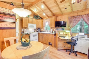 House (1 Bedroom) | Interior - Hike & Fish: Cozy Cabin w/ Patio in Show Low! (Show Low)