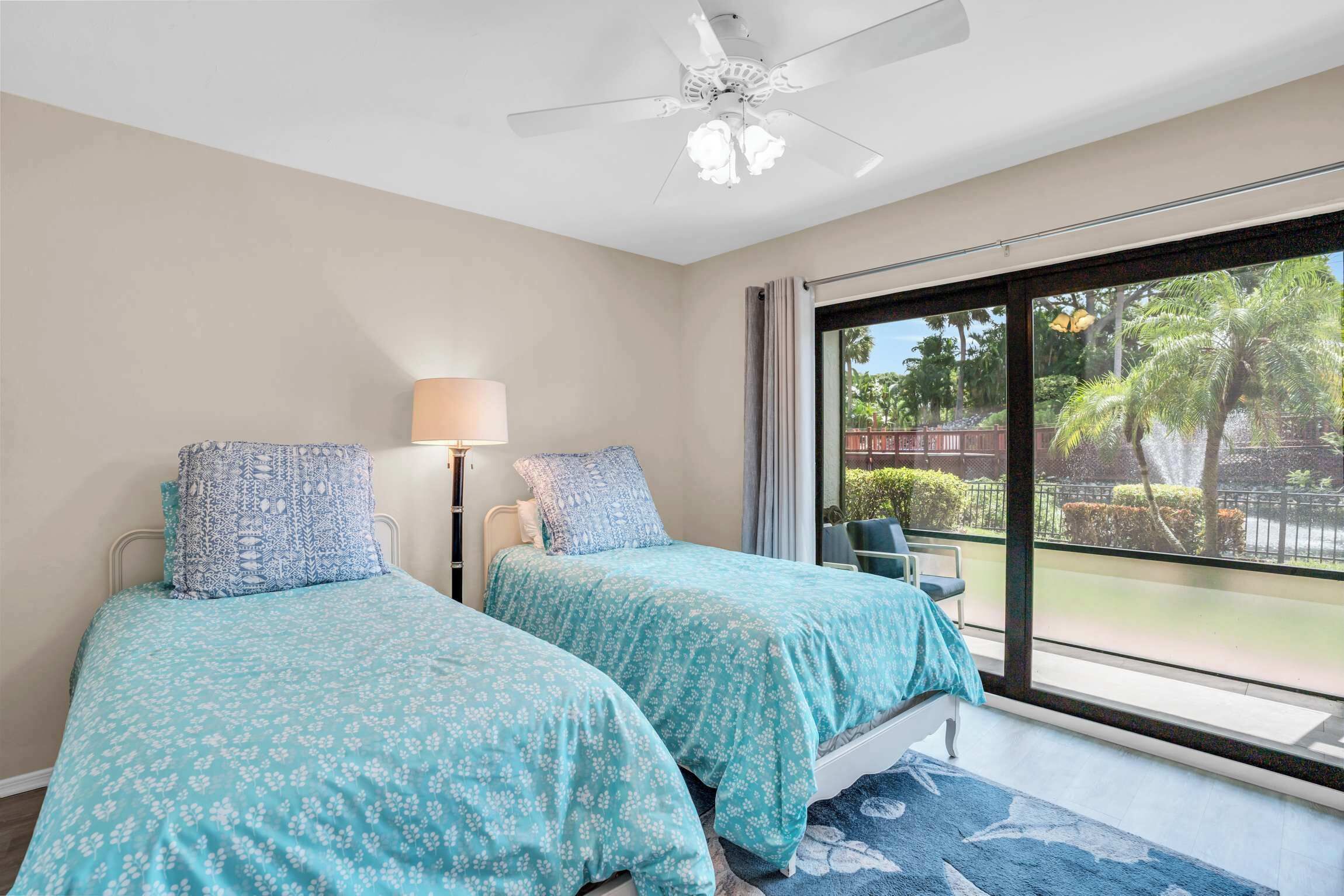 2 bedrooms, desk, iron/ironing board, travel cot