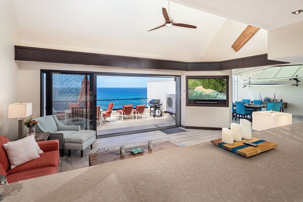 Smart TV, DVD player, stereo, printers - Puu Poa 407: 2  BR, 2  BA Condominium in Princeville, Sleeps 4 (Princeville)