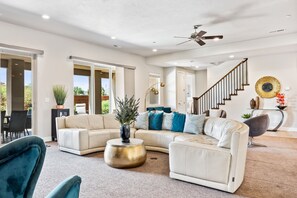 House, Multiple Bedrooms | Living area | Smart TV