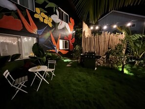 Apartment, 1 Schlafzimmer | Speisen im Freien