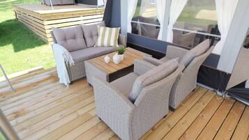 Glampinghytte | Terrasse/patio