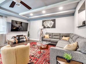 Smart TV 75 pulgadas con canales de televisión digitales