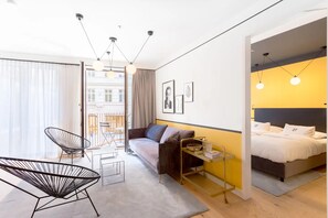 1 soverom, strykejern/-brett, wi-fi (inkludert) og sengetøy