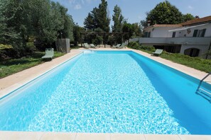 Outdoor pool - La Quercia: apartment with pool, garden, parking, WiFi, pets allowed (Pescia Romana)