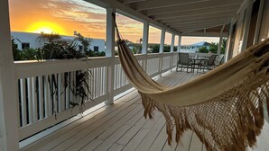 Terrace/patio - Blue Bird Villa, Open & Breezy Island Home...minutes from the beach! (Providenciales)