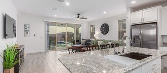 Ultimate Family Getaway: Luxurious 4BR Home with Pool & Mountain Views!