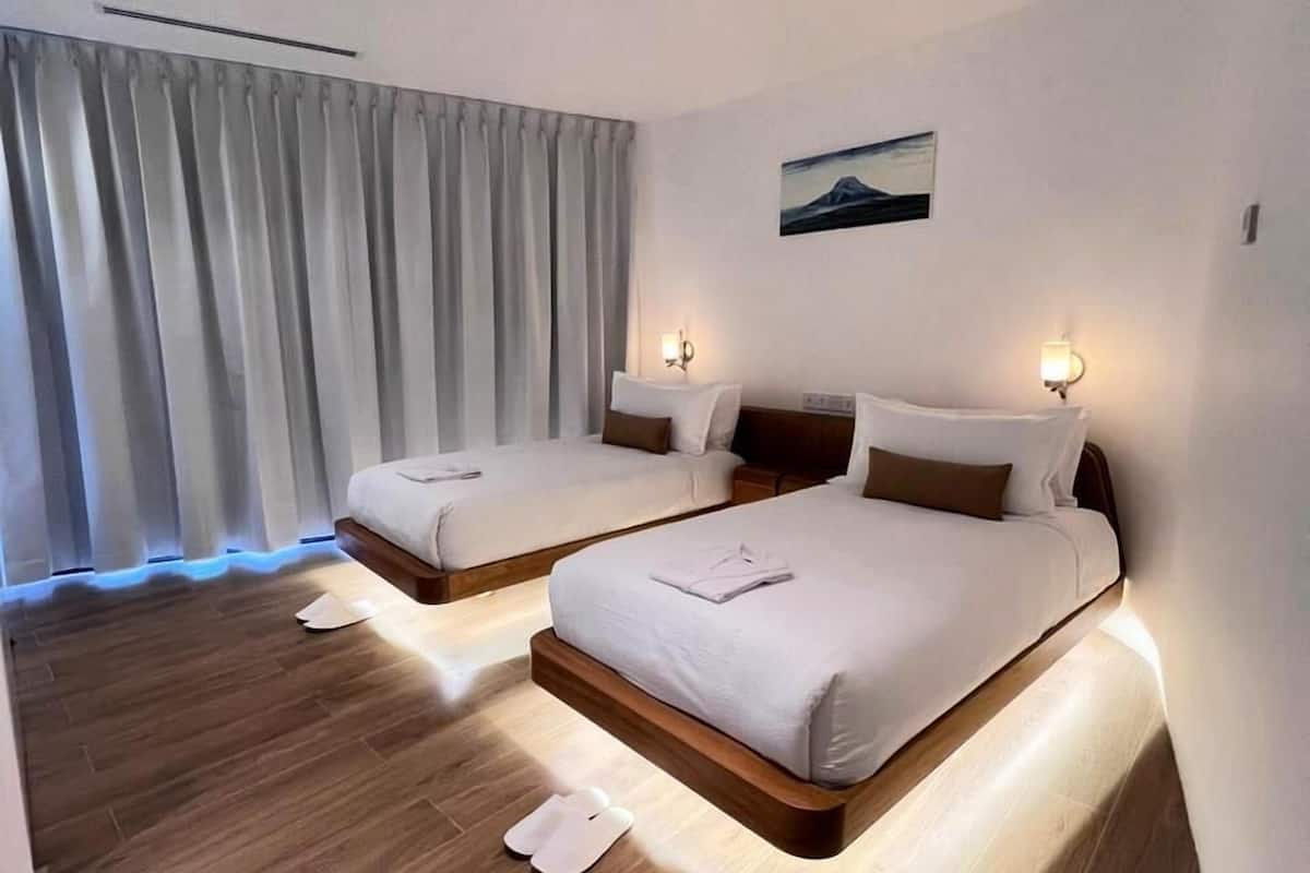 Loft | 3 sovrum, sÀngtillbehör av högsta kvalitet och duntÀcken