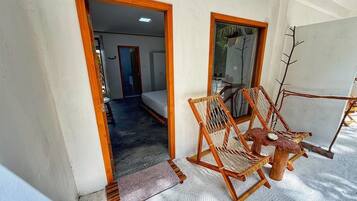 Quarto casal luxo, vista para a praia | Terraço/pátio