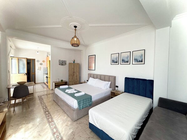 1 多间卧室、WiFi、床单