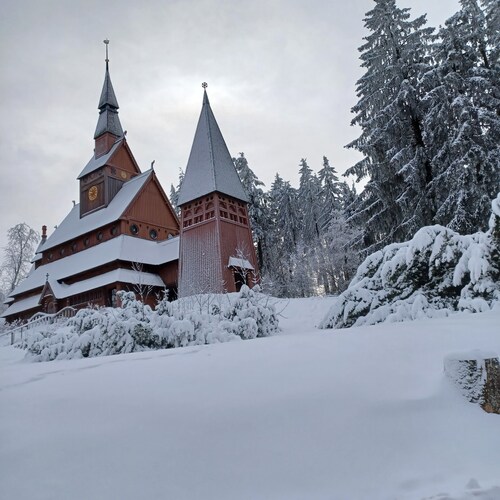Fewo "Walli" im Wanderparadies Harz.  2SZ, Großes Wohnzimmer mit 65' TV, Balkon