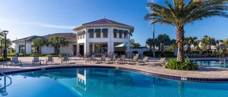 Una piscina climatizada