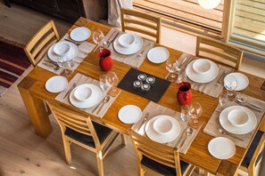 Dining - Family chalet in Zinal (Anniviers)