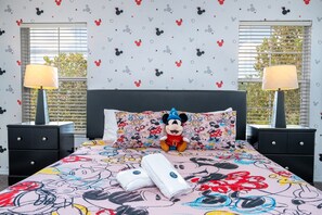 4 bedrooms, iron/ironing board, travel cot, WiFi