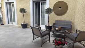 Luxury Apartment, Balcony, City View | Terrace/patio