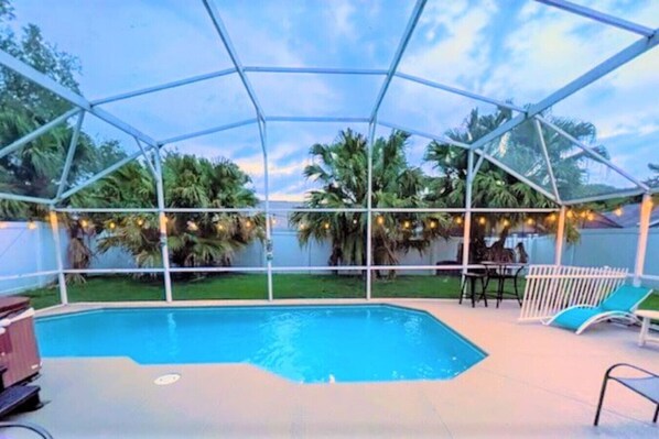 Pool - Cheerful 4-Bedroom Home with Pool (kissimmee)