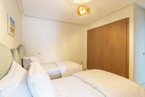 2 間睡房、熨斗/熨衫板、Wi-Fi、床單