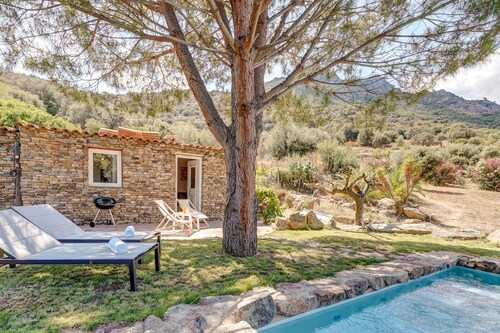 A Casetta - Maison climatisée avec piscine