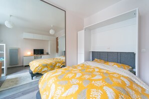 Bed sheets - Miroir en Lumière - Studio à 10min du 13e, Paris (Ivry-sur-Seine)