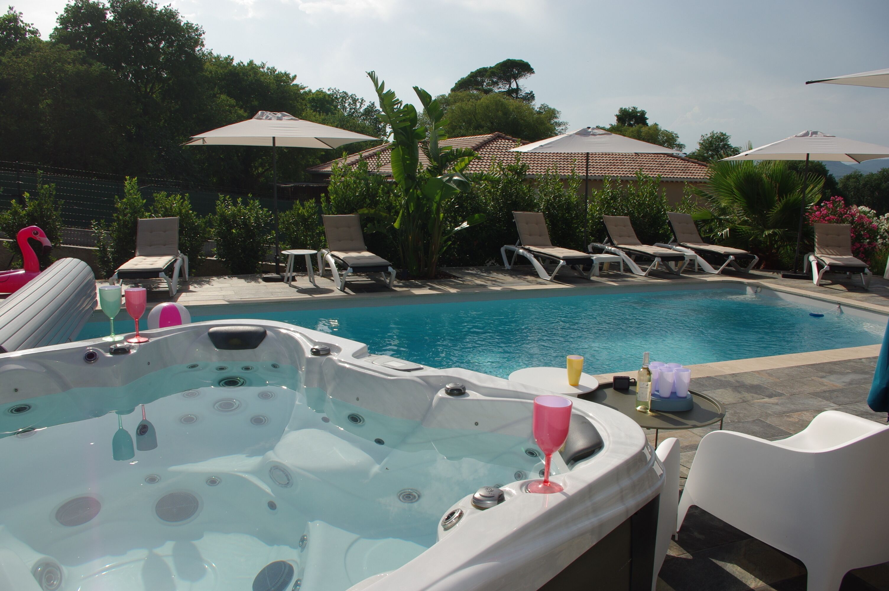 Alberca al aire libre 