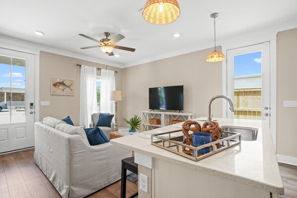 TV - Cozy Cottage w/ Pool | Boat Parking | Near Marina (Port Saint Joe)