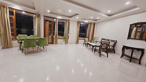 Sitteområde i lobbyen