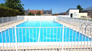 Udendørs pool, opvarmet pool