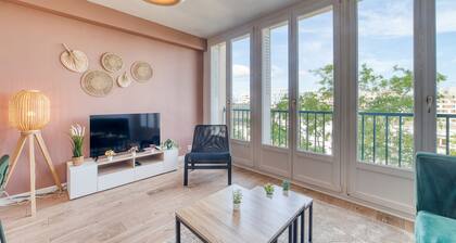 Le Grand Voyageur - 3 chambres - Parking privé - Métro