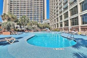 Indoor pool, a heated pool