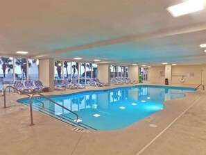 Indoor pool, a heated pool