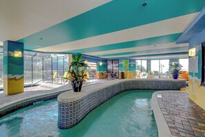 Indoor pool, a heated pool