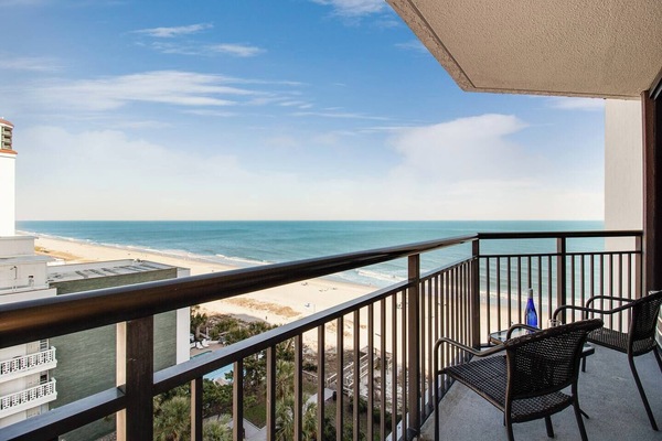 Take it slow and enjoy the serene view of the ocean