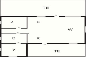 House | Floor plan - 4 Person Holiday Home in Hadsund (Hadsund)