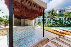 Property grounds - Modern Luxury Studio - Central Park Lagoons A206 (La Veleta, Tulum)