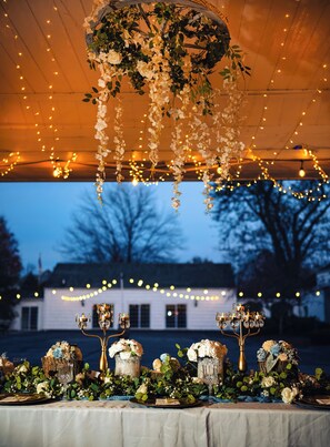 Espace banquet en plein air