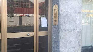 A szálláshely homlokzata