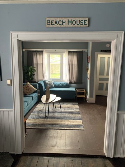 Historic beach view house in Providence Bay.