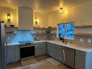 Oven, stovetop, dishwasher