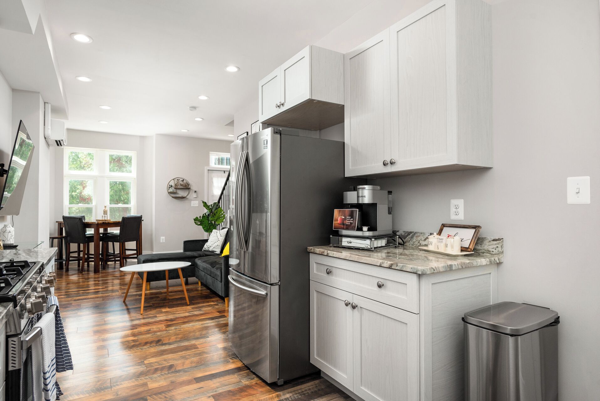Microwave, stovetop, dishwasher