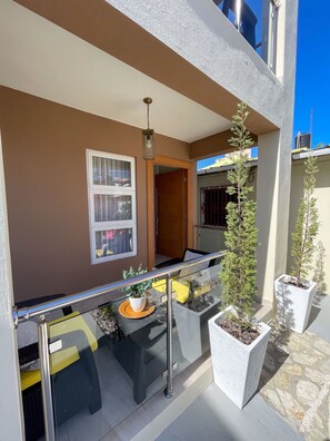 Terrace/patio - modern,centric,near the beach and restaurants.15 minutes walk to historic center (Puerto Plata)