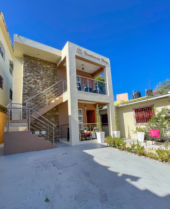 Exterior - modern,centric,near the beach and restaurants.15 minutes walk to historic center (Puerto Plata)