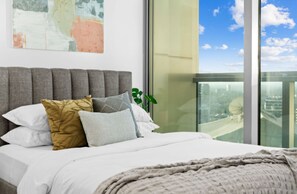 2 chambres, fer et planche à repasser, lit de bébé portatif, Wi-Fi