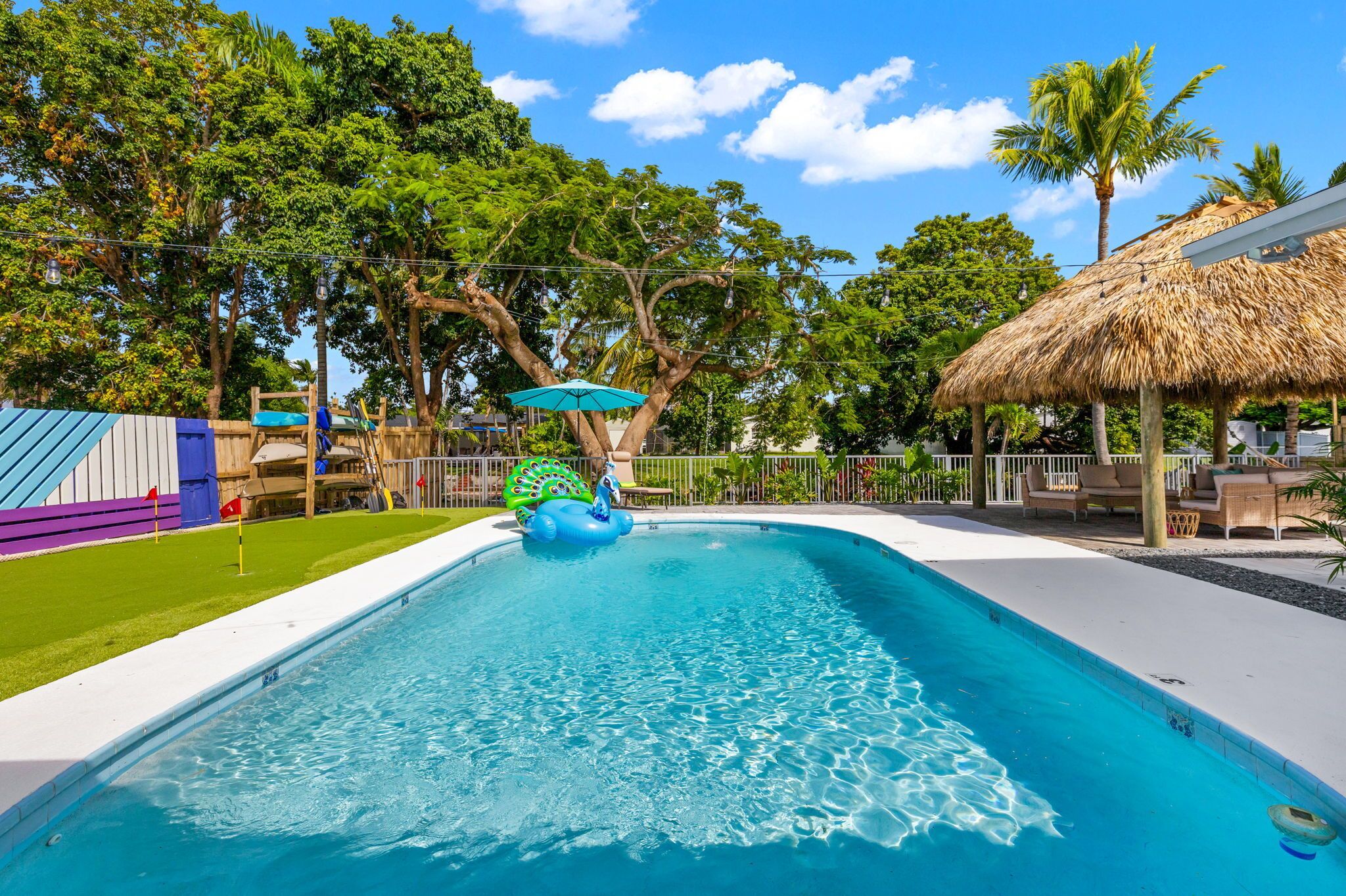 Udendørs pool, opvarmet pool