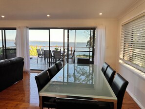 Dining - Perfect Retreat Absolute waterfront, Stunning View and Direct Access to water.  (Gorokan)